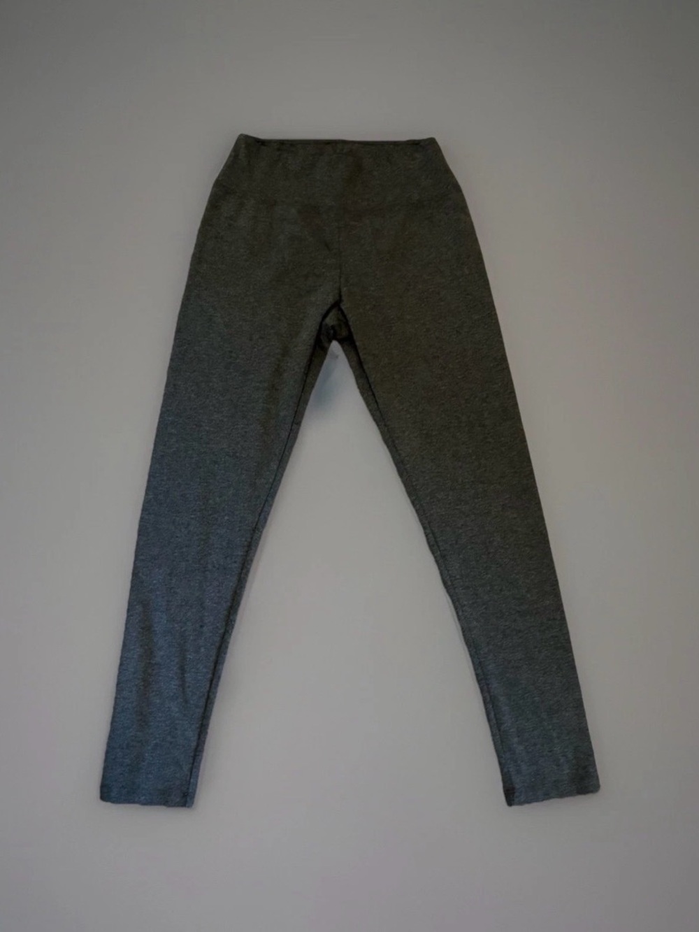 Anthropologie Heathered Charcoal Leggings